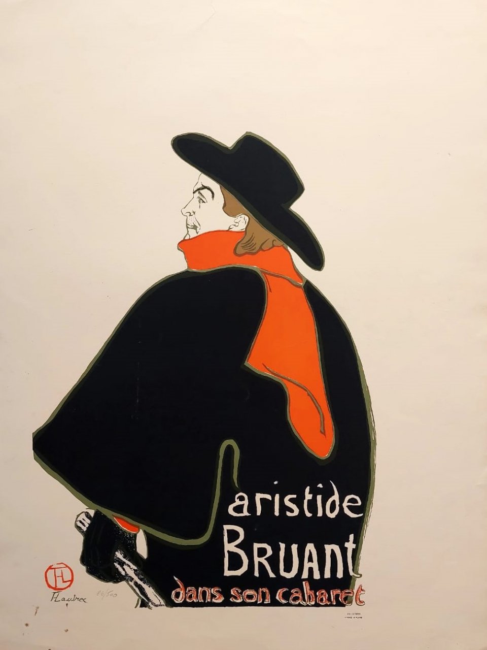 Aristide Bruant (dans son cabaret)